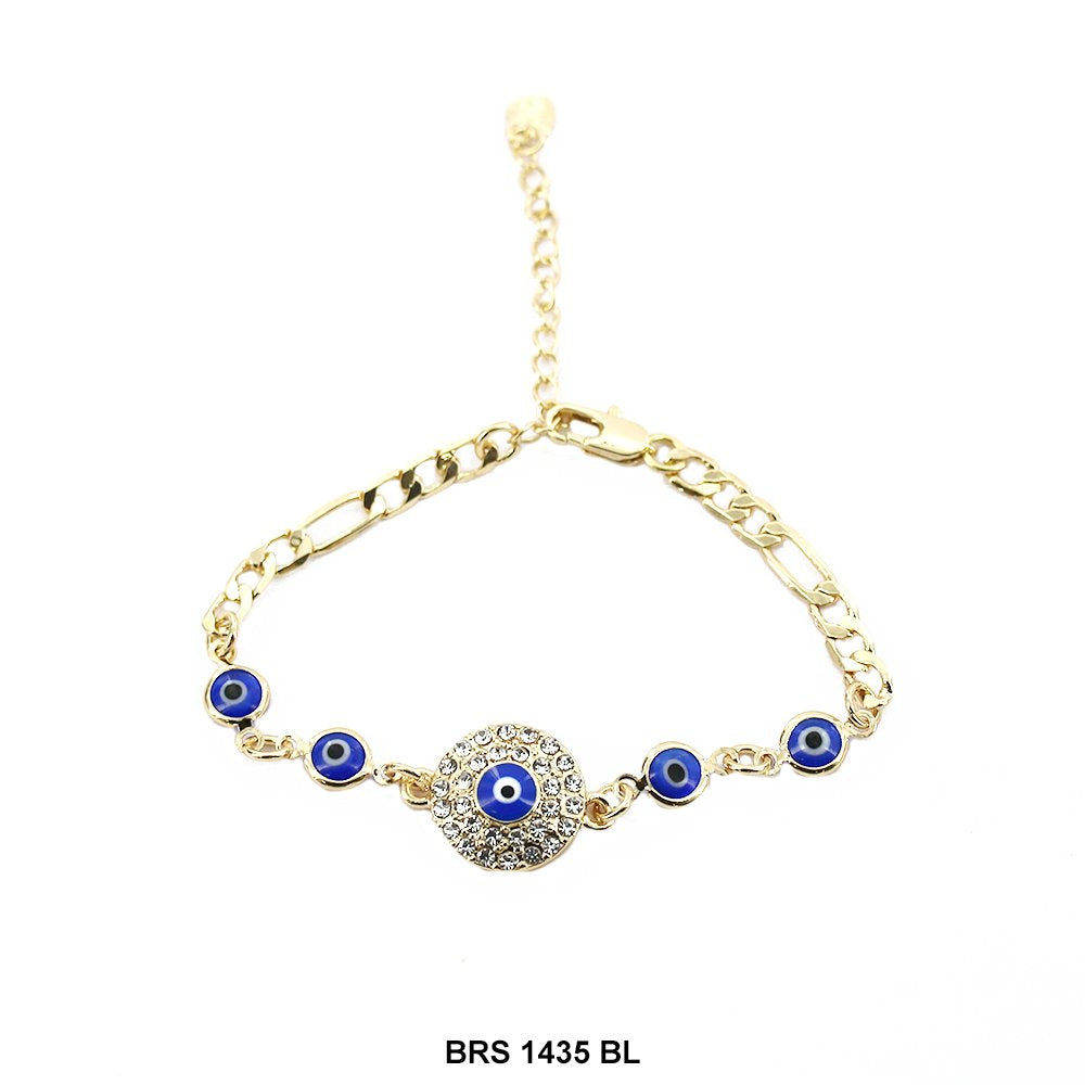 Pulsera Evil Eye Figaro BRS 1435 BL