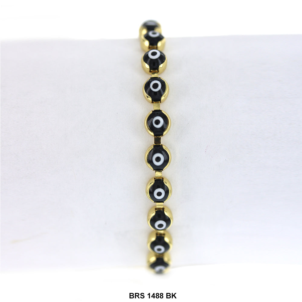 Pulsera Ajustable Evil Eye BRS 1488 BK