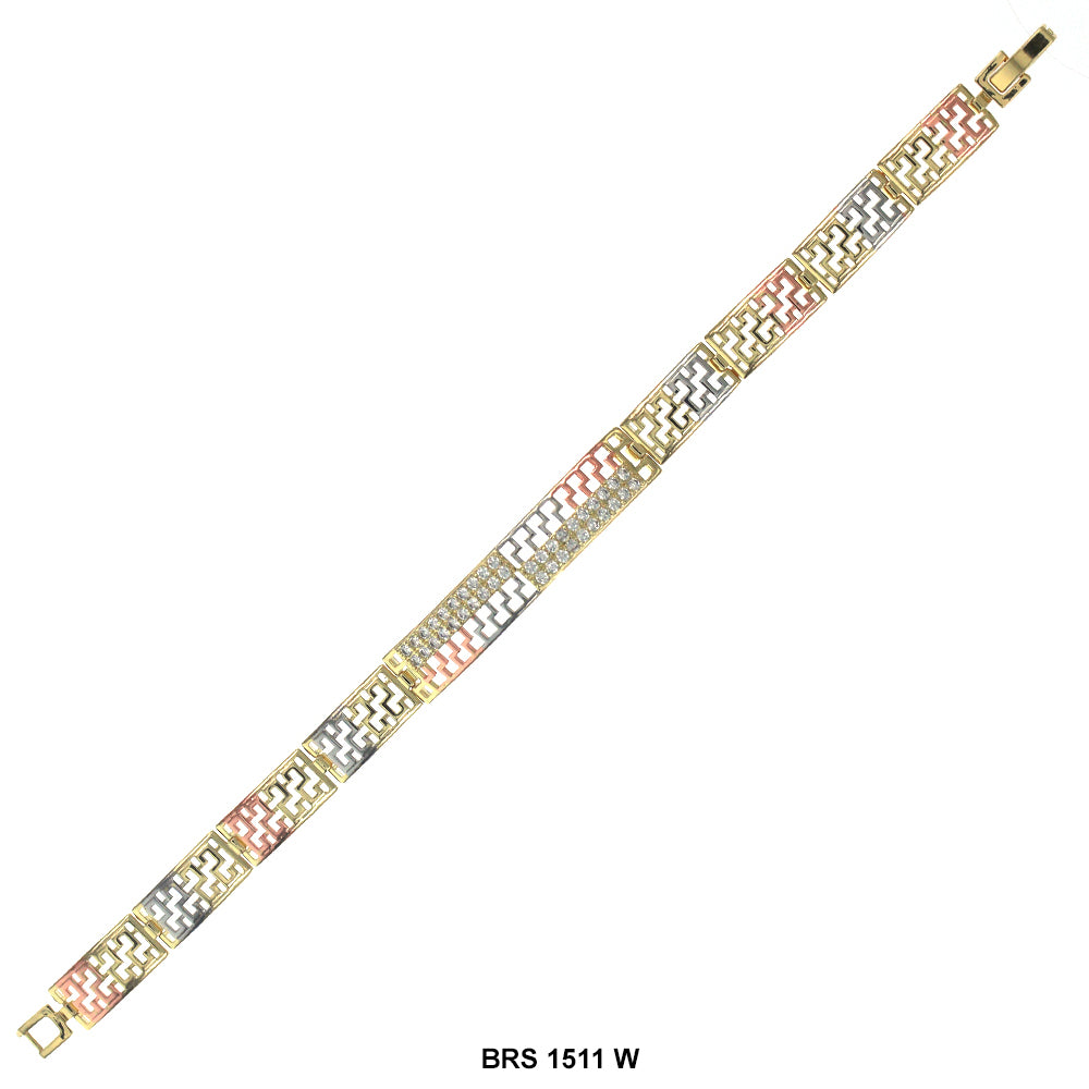 Maze Design Bracelet BRS 1511 W