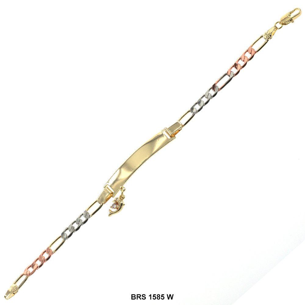 Dolphin Charmed ID Bracelet BRS 1585 W