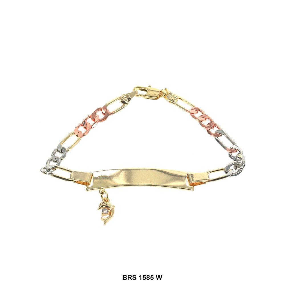 Dolphin Charmed ID Bracelet BRS 1585 W