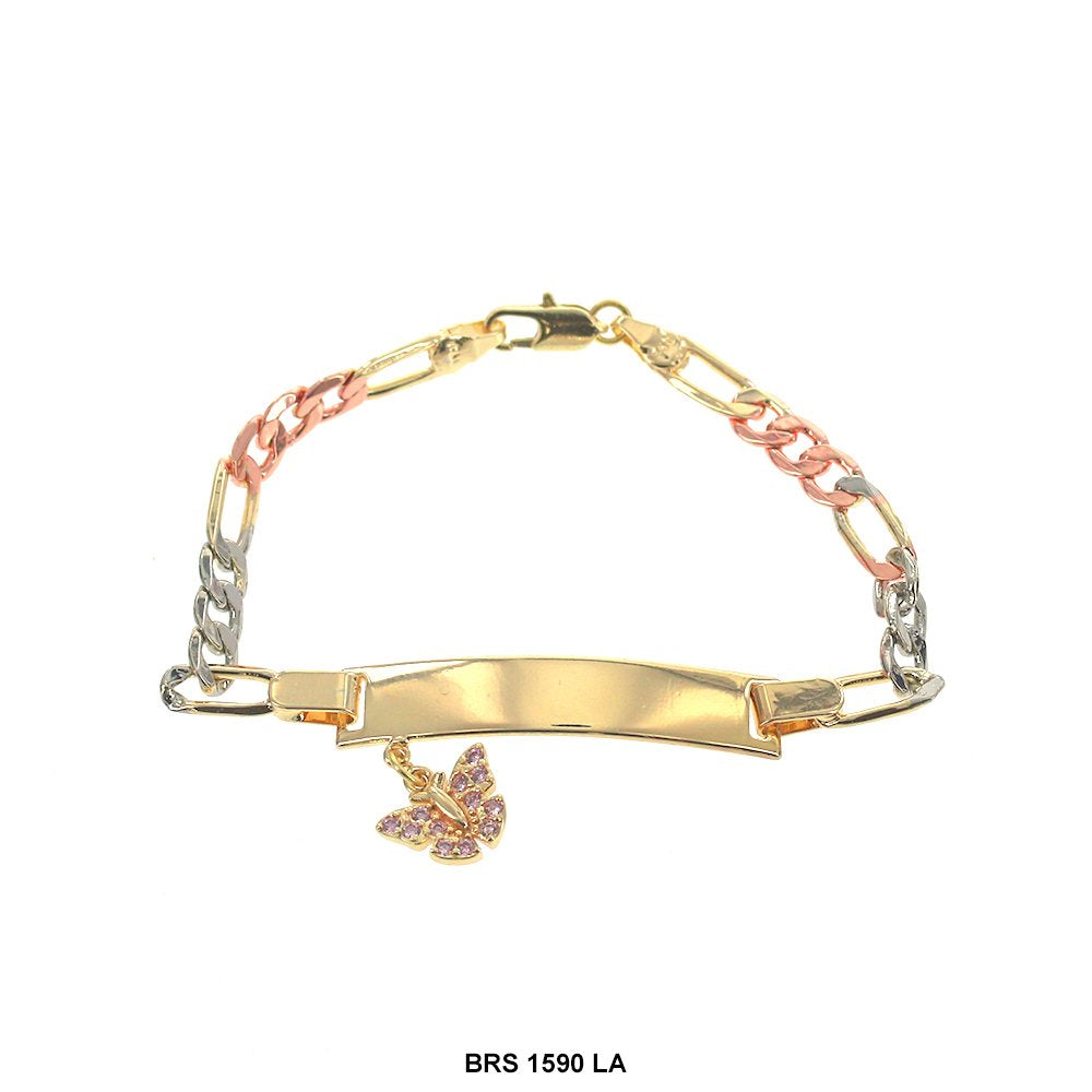 Butterfly Charmed ID Bracelet BRS 1590 LA