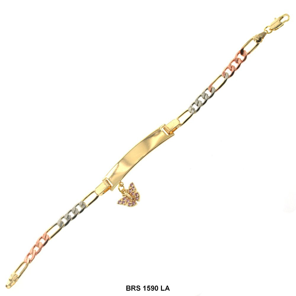 Butterfly Charmed ID Bracelet BRS 1590 LA