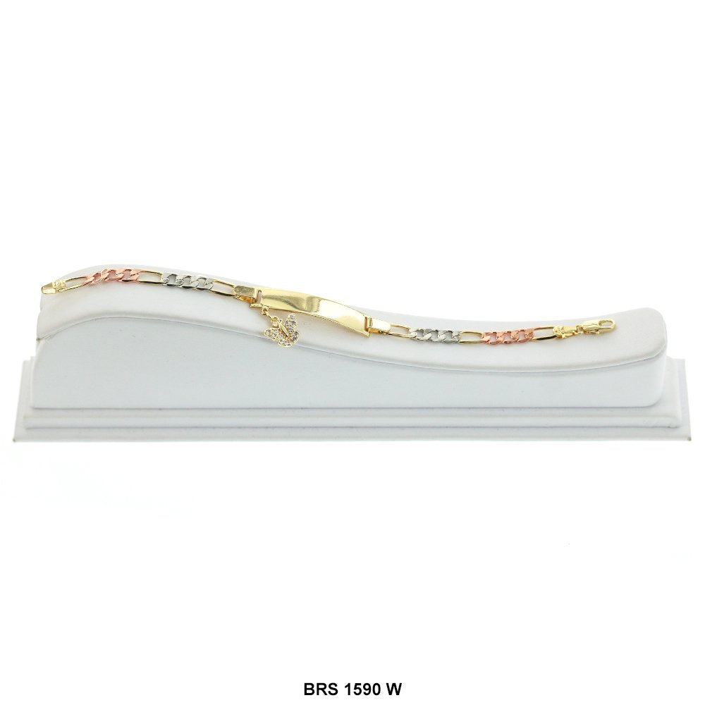 Butterfly Charmed ID Bracelet BRS 1590 W