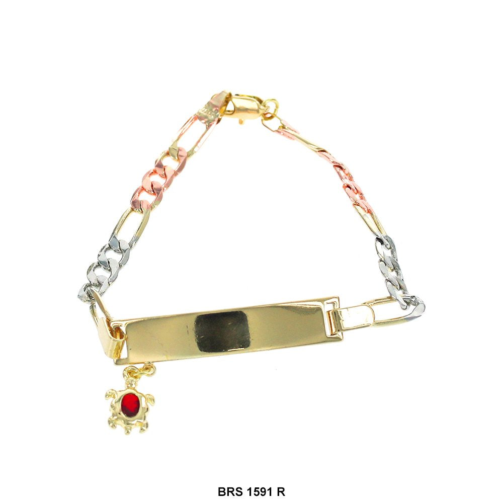 Turtle Charmed ID Bracelet BRS 1591 R