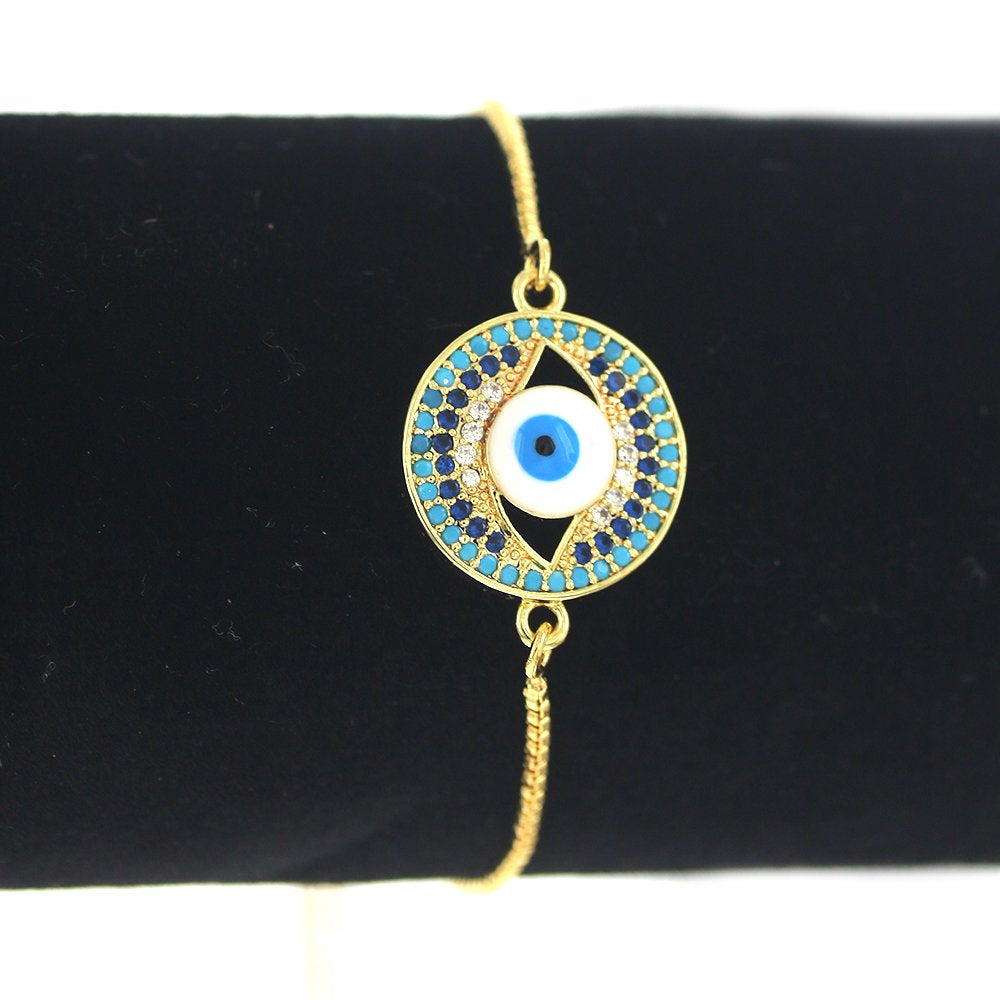 Evil Eye Adjustable Bracelet BRS 1704