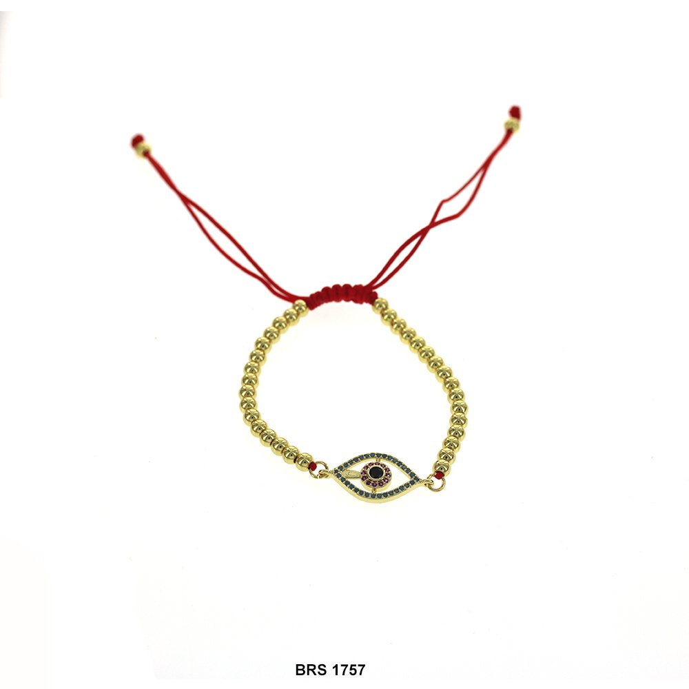 Evil Eye Beads And Threads Bracelet BRS 1757