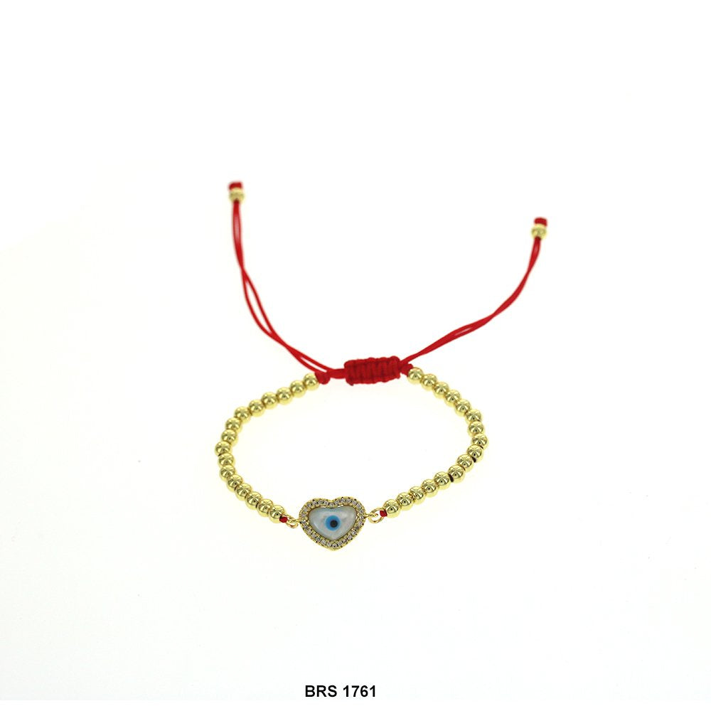 Evil Eye Beads And Threads Bracelet BRS 1761