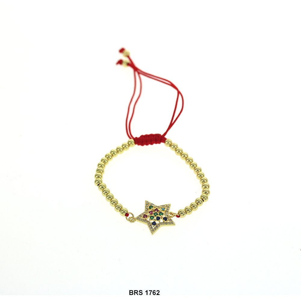 Pulsera Cuentas E Hilos Estrella BRS 1762