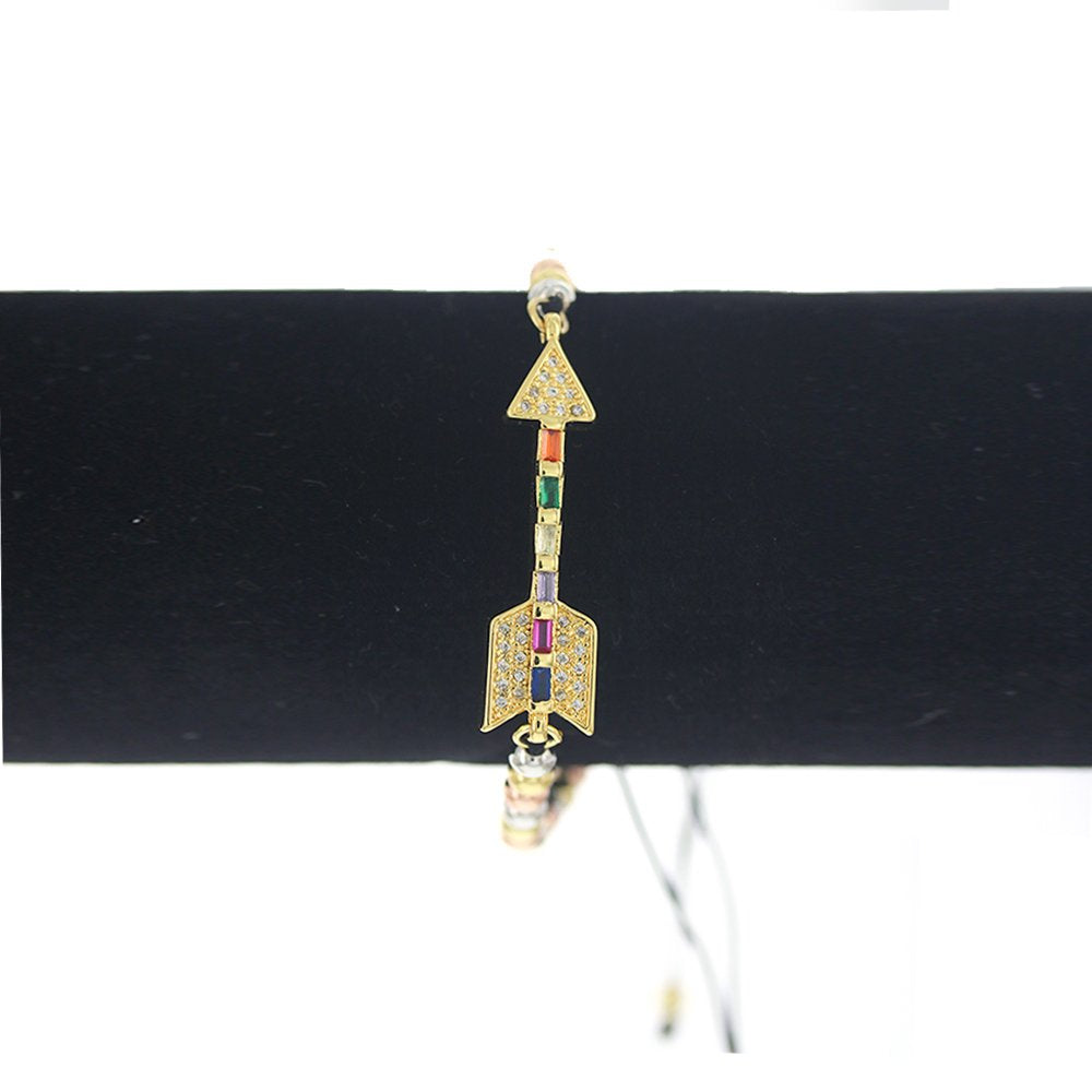 Arrow Beads And Threads Bracelet BRS 1765