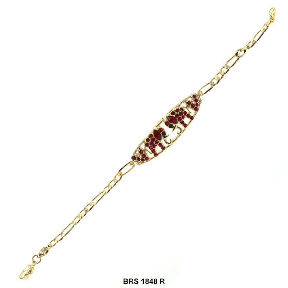 Pulsera Elefantes Figaro BRS 1848 R