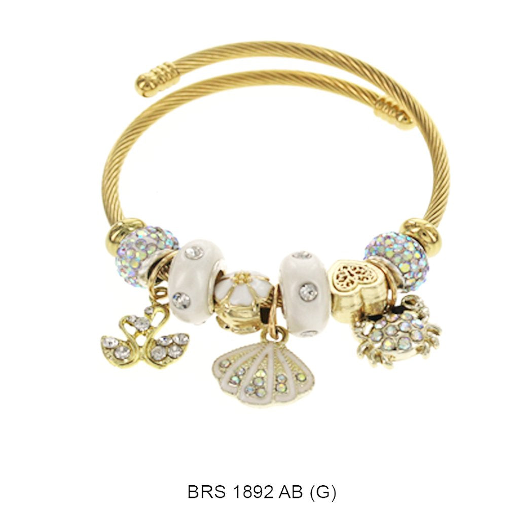 Dijes colgantes Pulsera que se puede abrir BRS 1892 G AB