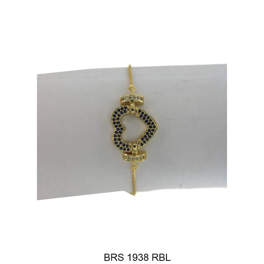 Heart Adjustable Bracelet BRS 1938 RBL