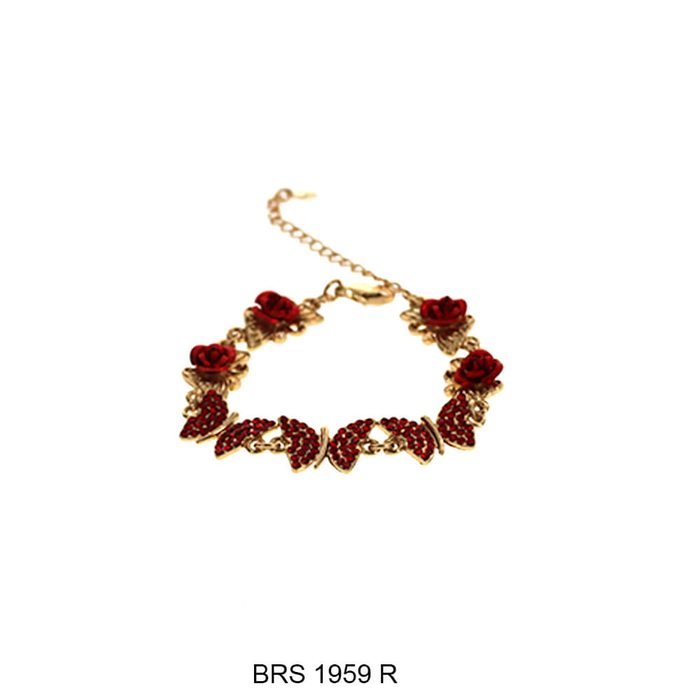 Pulsera Mariposa Con Rosas BRS 1959 R