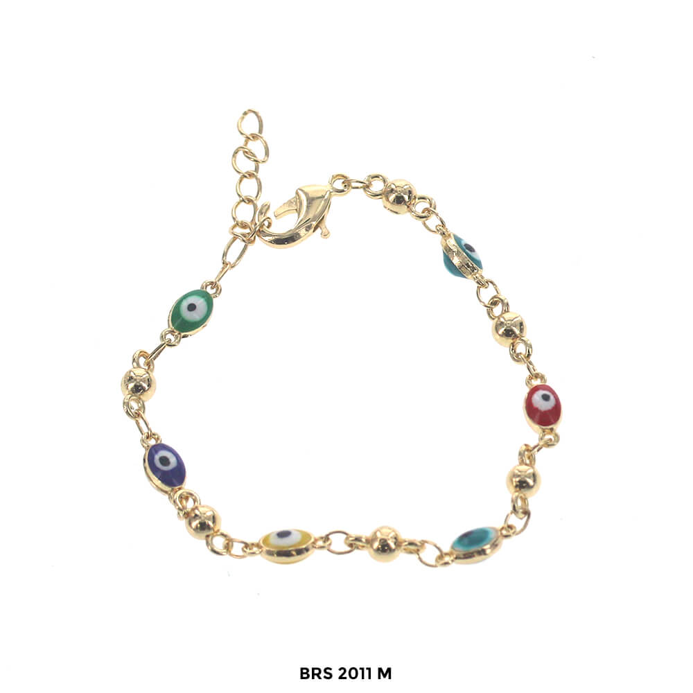 Kids Oval Evil Eye Bracelets BRS 2011 M