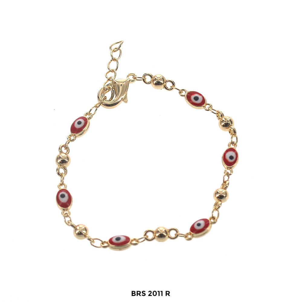 Kids Oval Evil Eye Bracelets BRS 2011 R