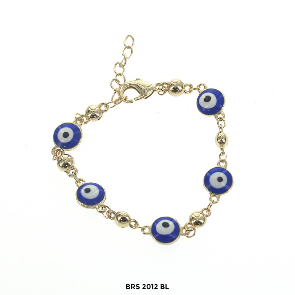 Kids Round Evil Eye Bracelets BRS 2012 BL