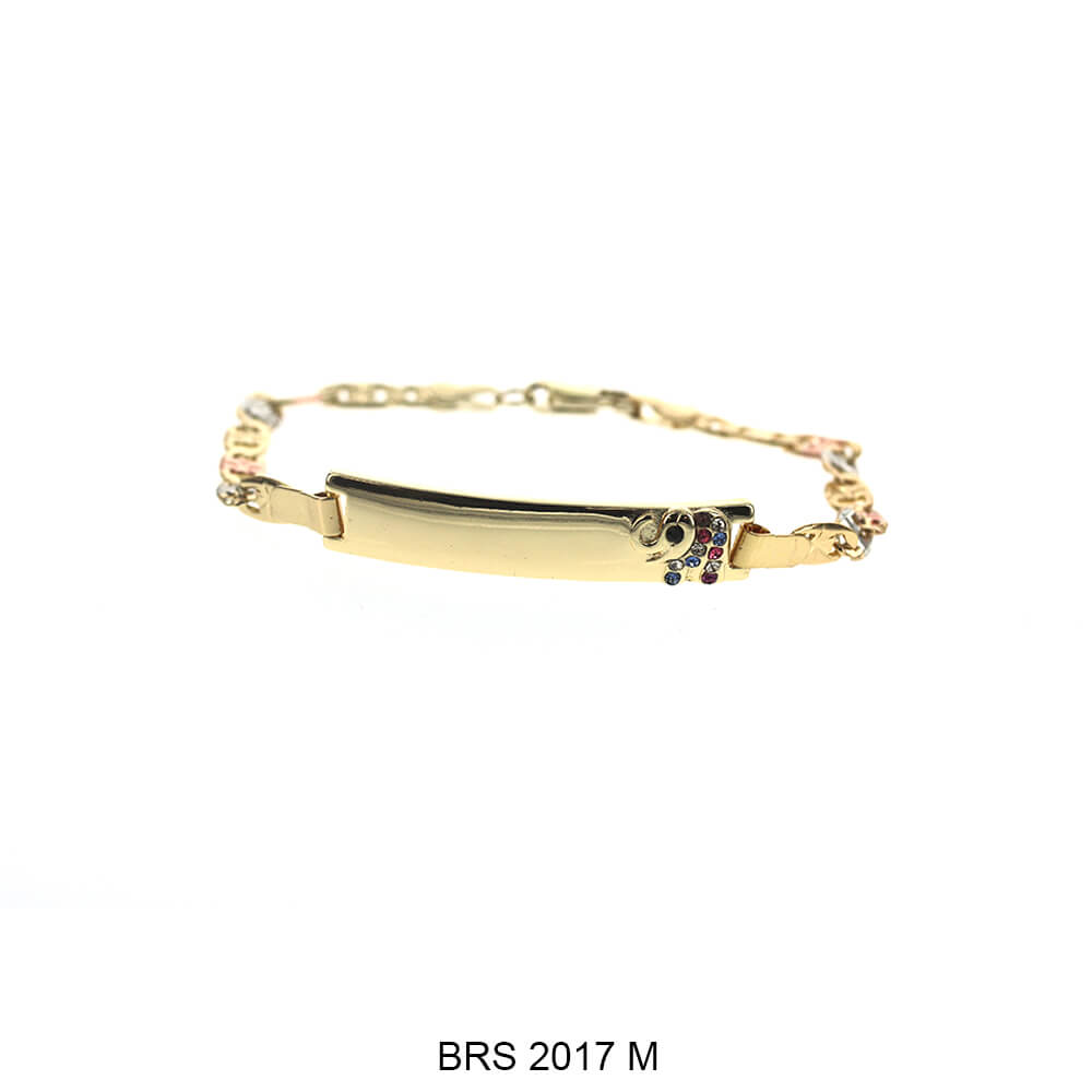 Elephant Three Tone Bracelet BRS 2017 M