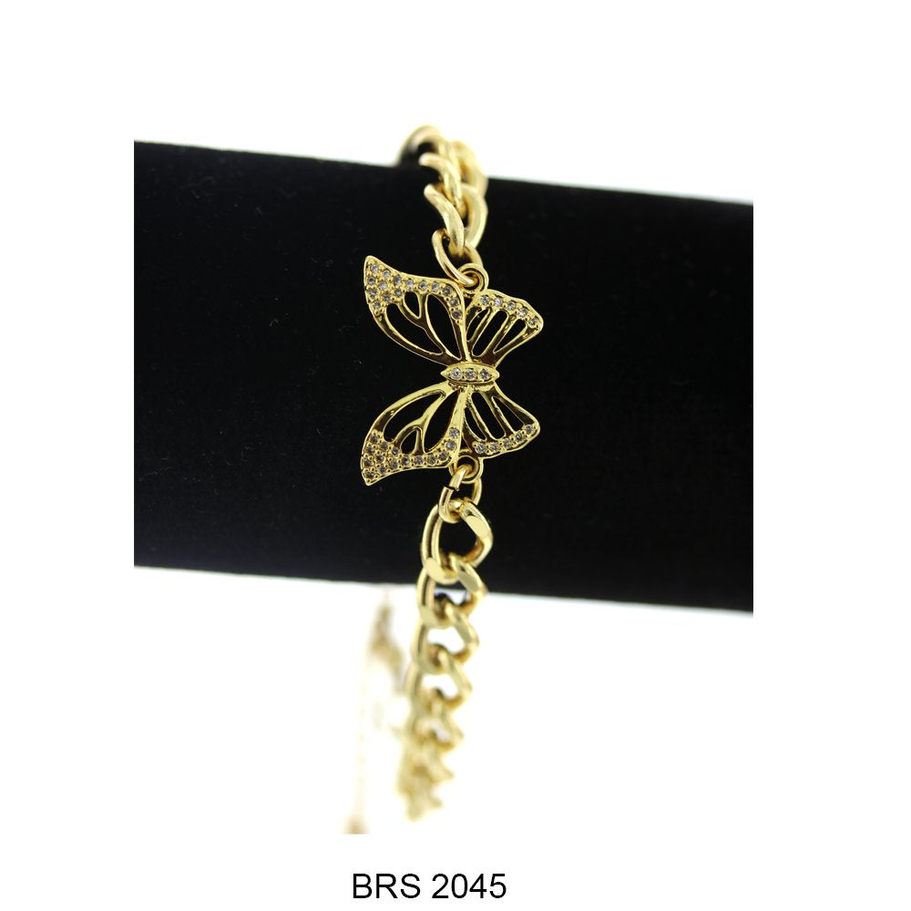 Butterfly Chain Adjustable Bracelet BRS 2045