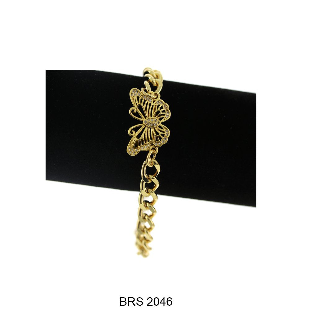 Butterfly Chain Adjustable Bracelet BRS 2046