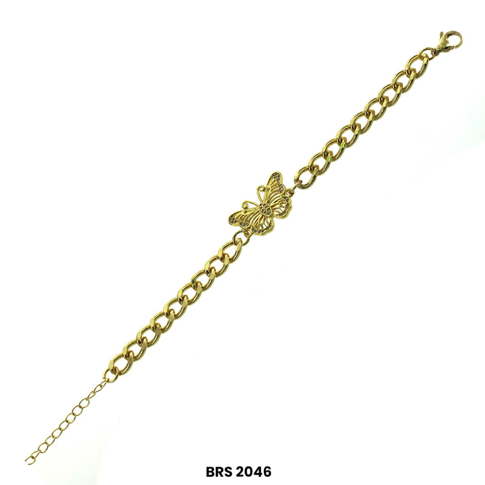 Butterfly Chain Adjustable Bracelet BRS 2046