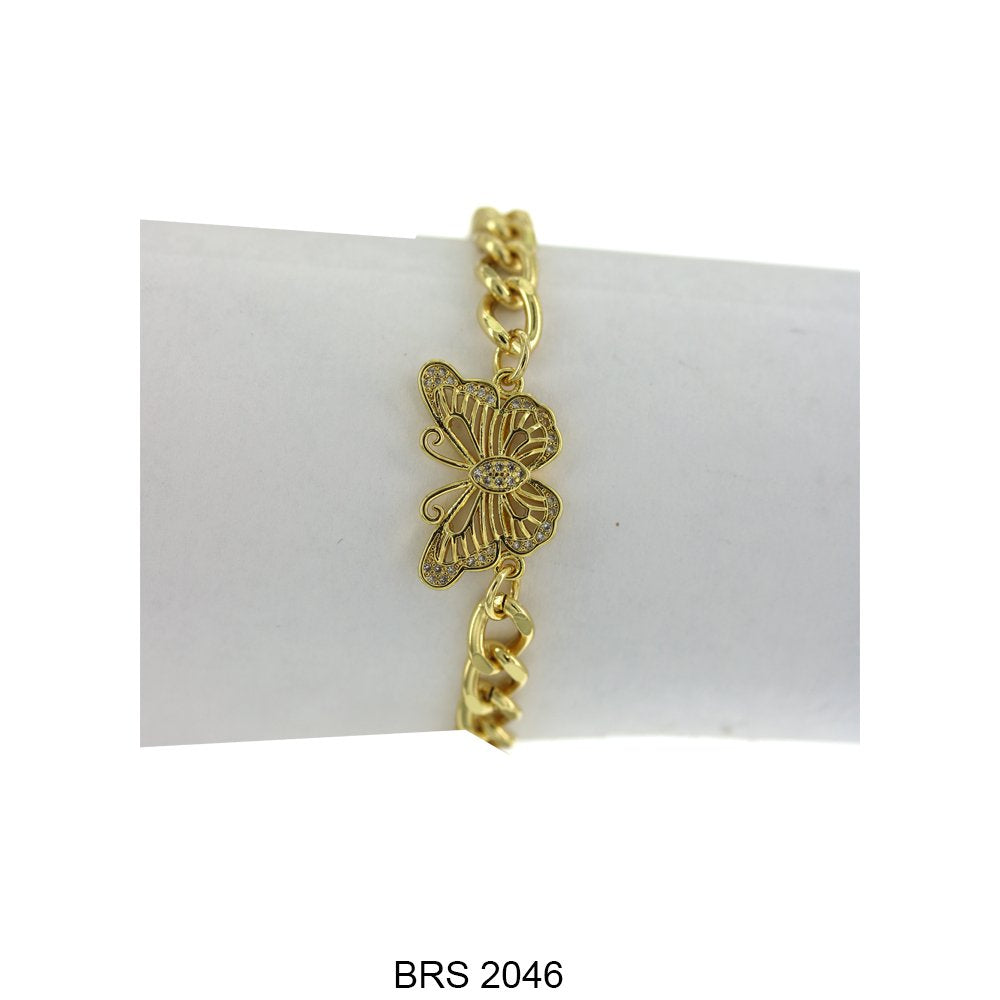 Butterfly Chain Adjustable Bracelet BRS 2046