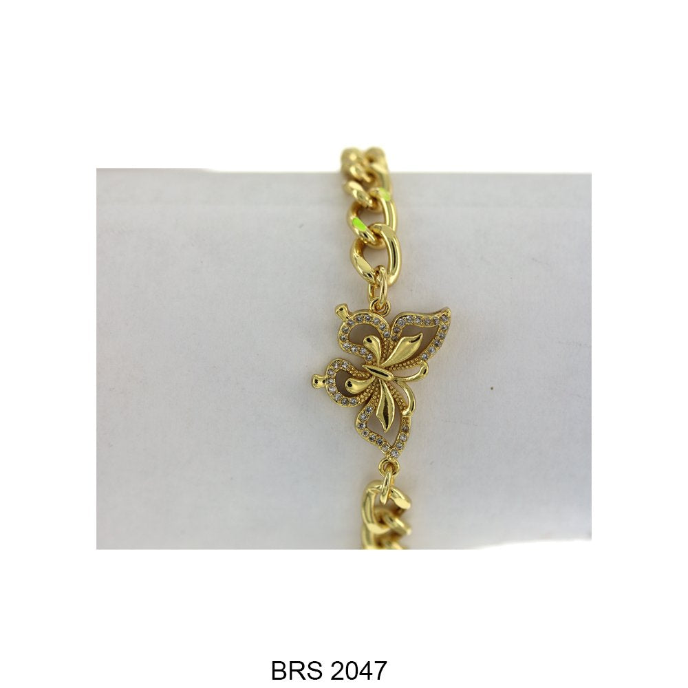 Pulsera Ajustable Cadena Mariposa BRS 2047