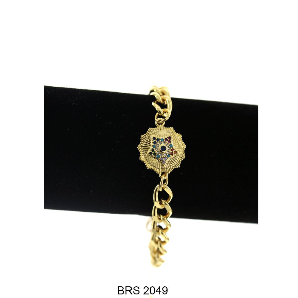 Pulsera Cadena Estrella Ajustable BRS 2049