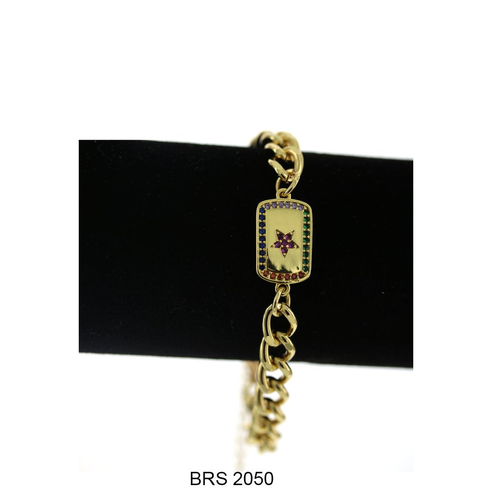 Pulsera Cadena Estrella Ajustable BRS 2050