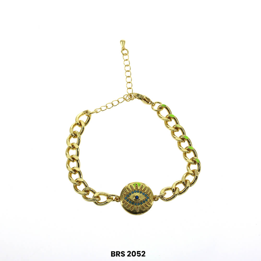 Pulsera Ajustable Cadena Mal de Ojo BRS 2052