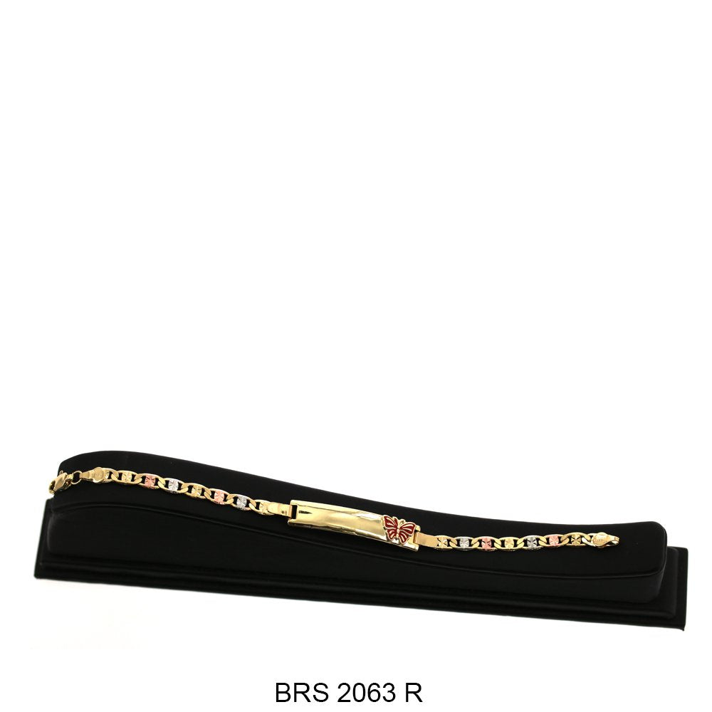 Pulsera Mariposa Tricolor BRS 2063 R