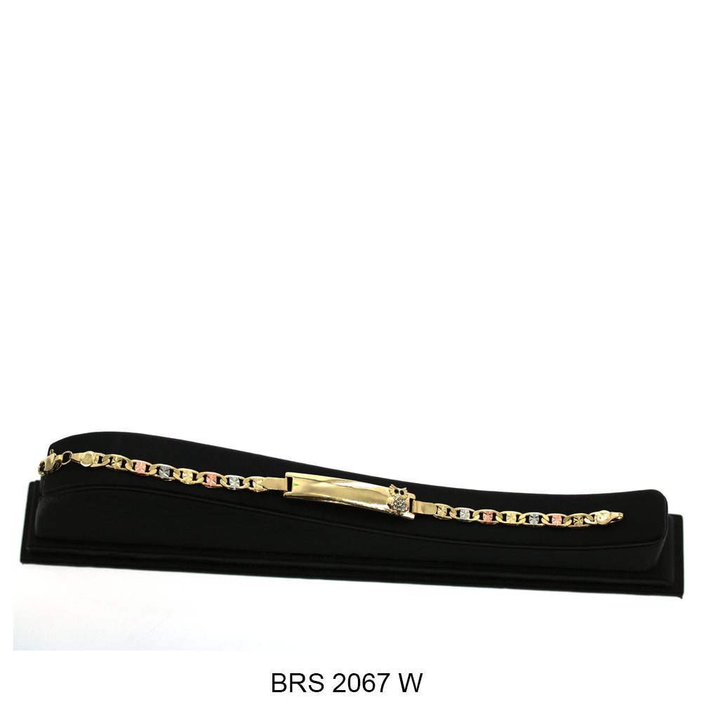 Pulsera Búho Tricolor BRS 2067 W