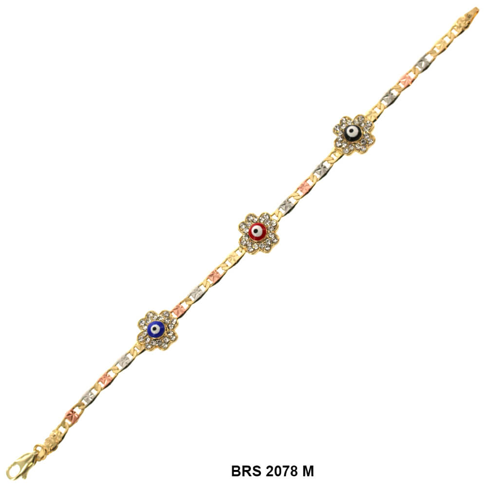 Pulsera Evil Eye Tricolor BRS 2078 M