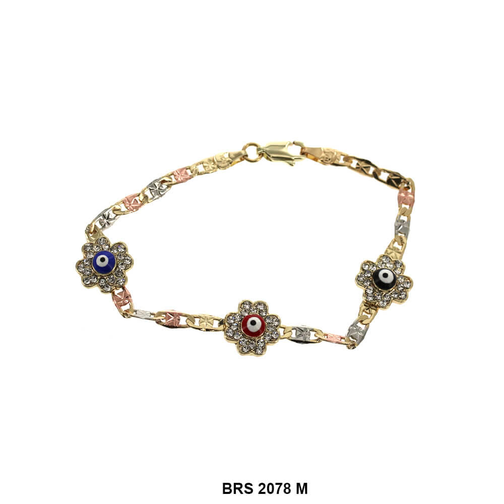 Pulsera Evil Eye Tricolor BRS 2078 M