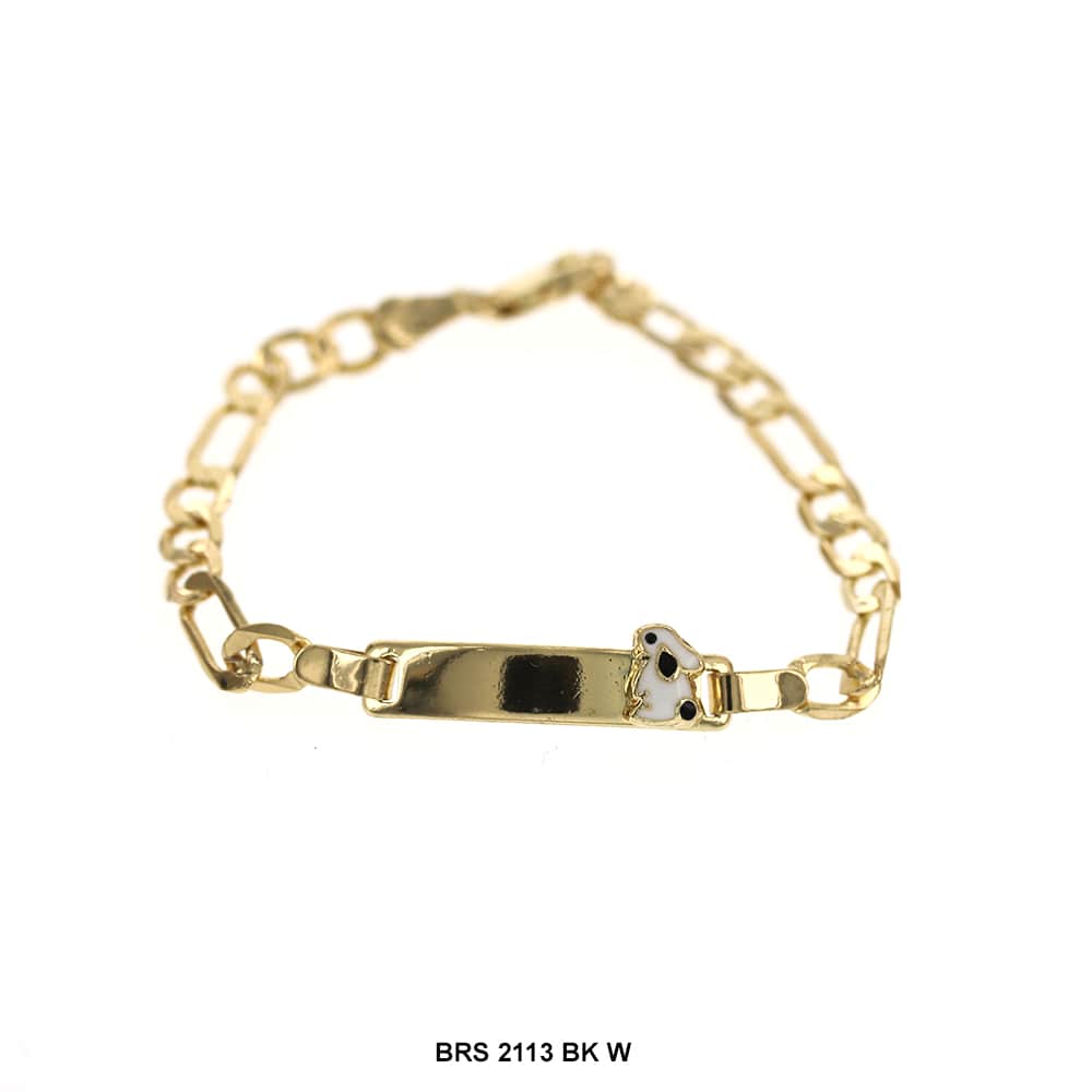 Kids ID Figaro Bracelet BRS 2113 BKW