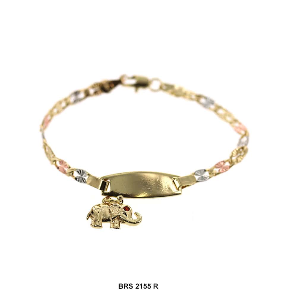 Pulsera Infantil Con Elefante BRS 2155 R