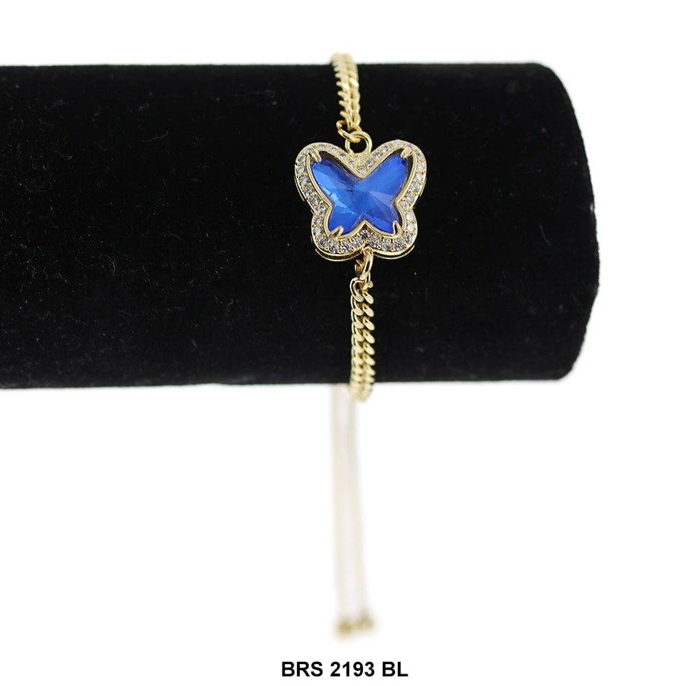 Pulsera Ajustable Mariposa BRS 2193 BL