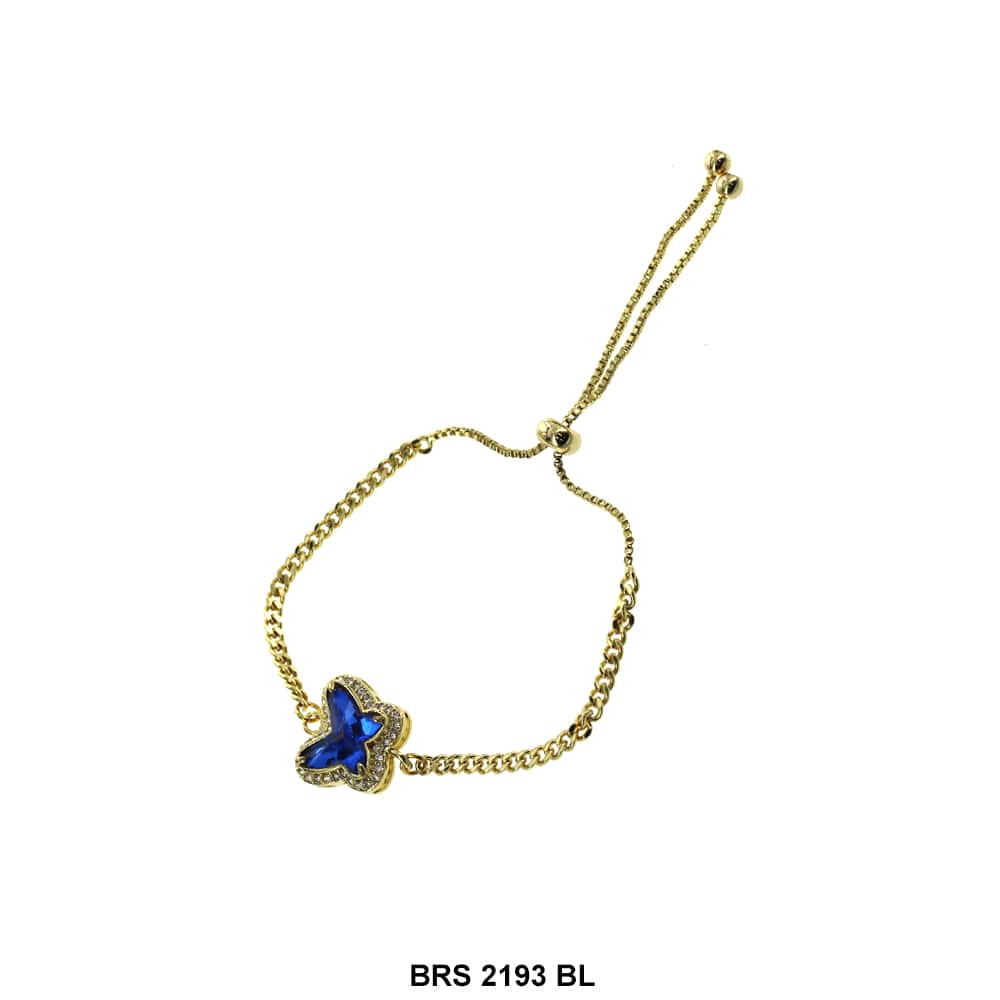 Pulsera Ajustable Mariposa BRS 2193 BL