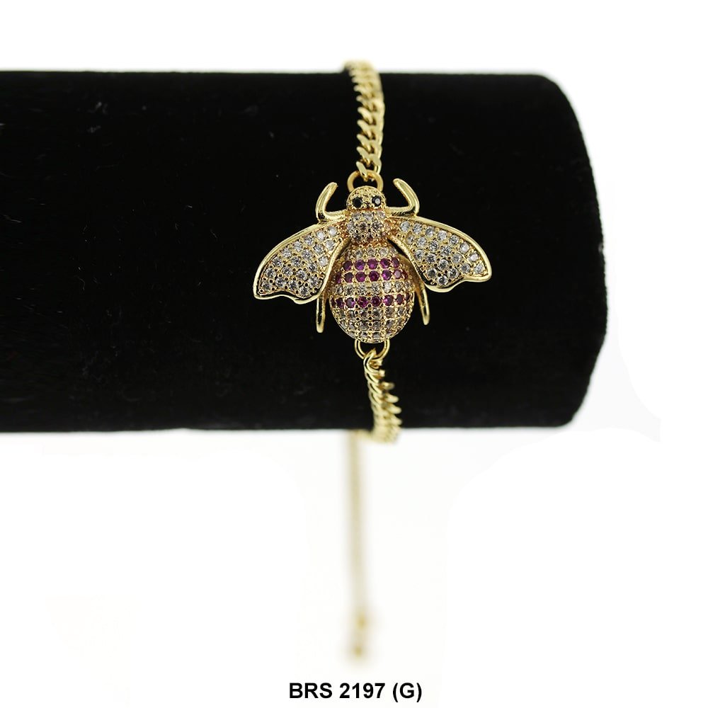 Pulsera Ajustable Abeja BRS 2197 G