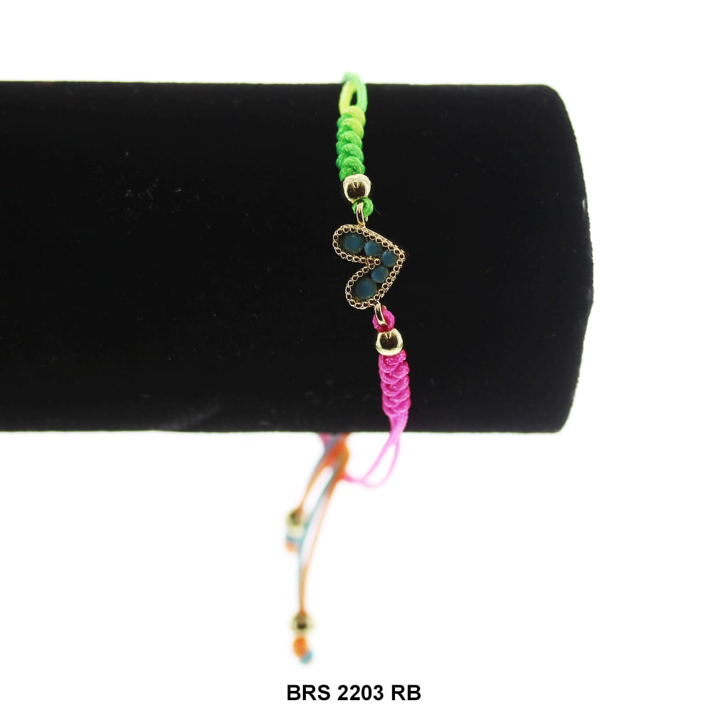 Pulsera Corazón Hilo BRS 2203 RB