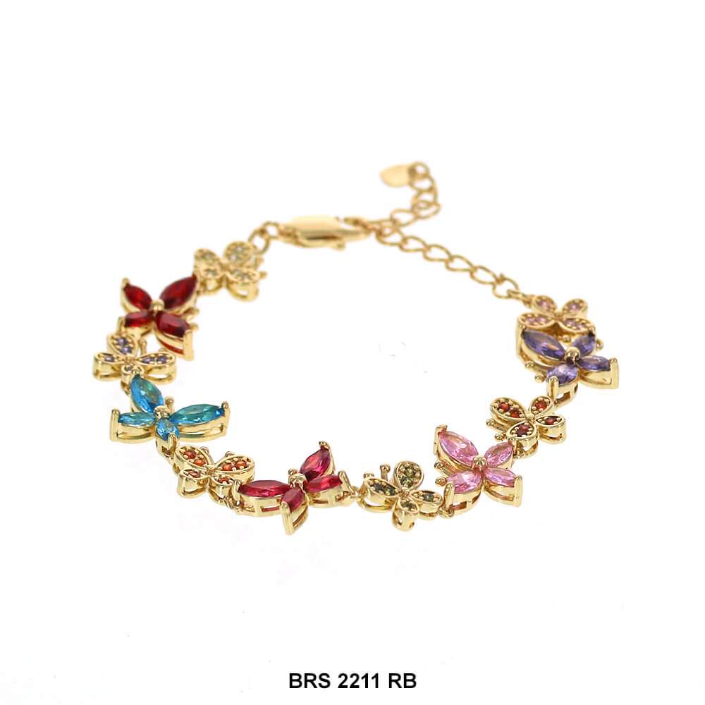 Pulsera Mariposa CZ BRS 2211 RB