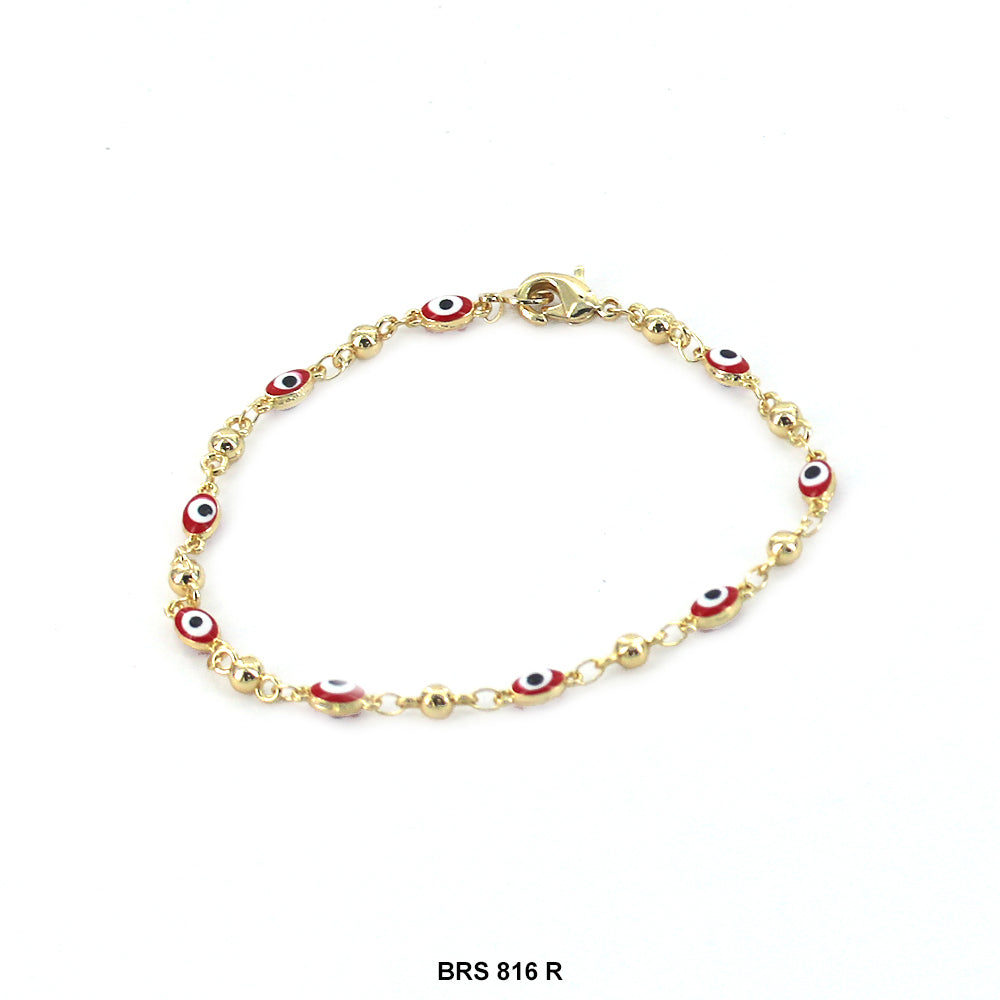 Oval Evil Eye Bracelet BRS 816 R