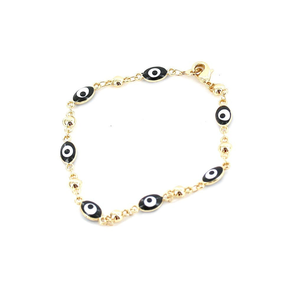 Pulsera Mal de Ojo Oval BRS 828 BK