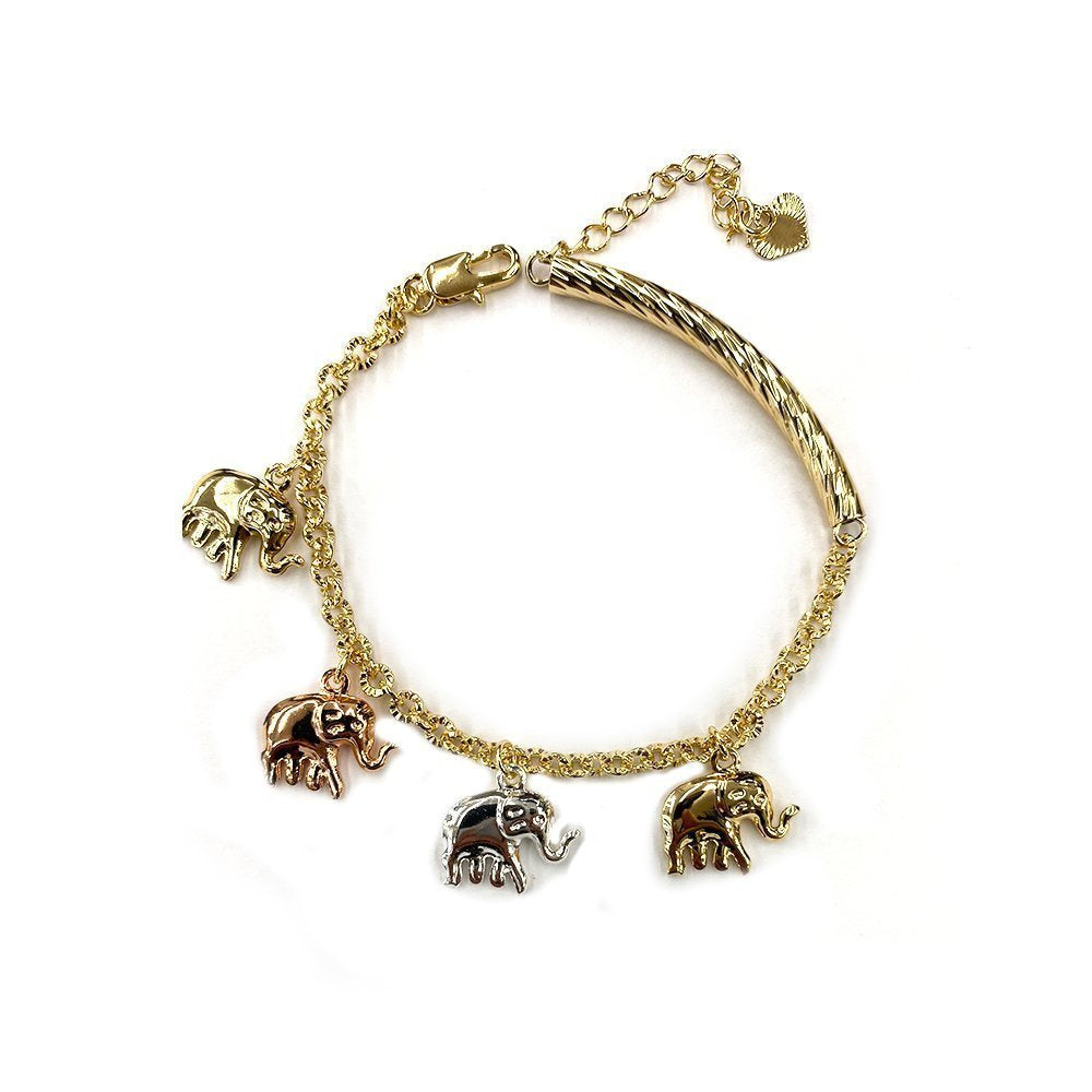 Pulsera Elefante Con Tubo BRS 837