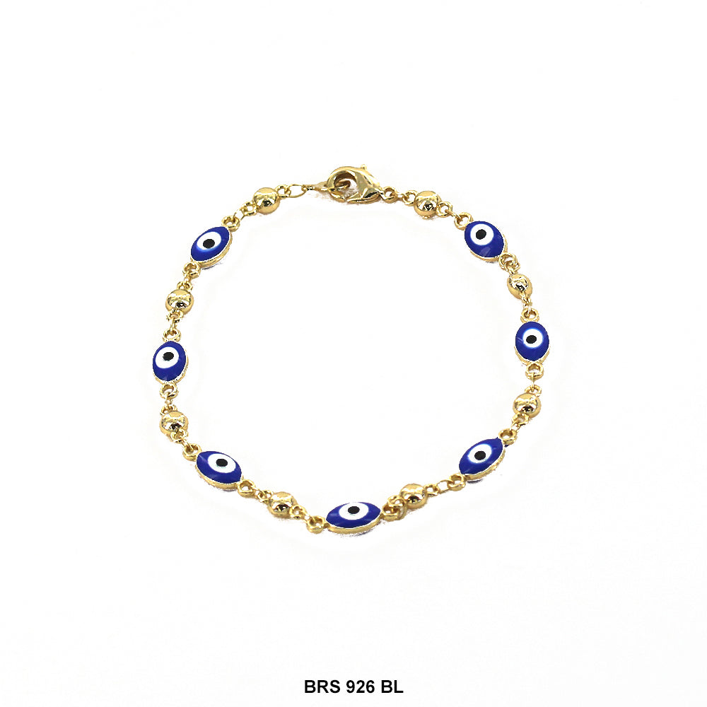 Pulsera Mal de Ojo Oval BRS 926 BL