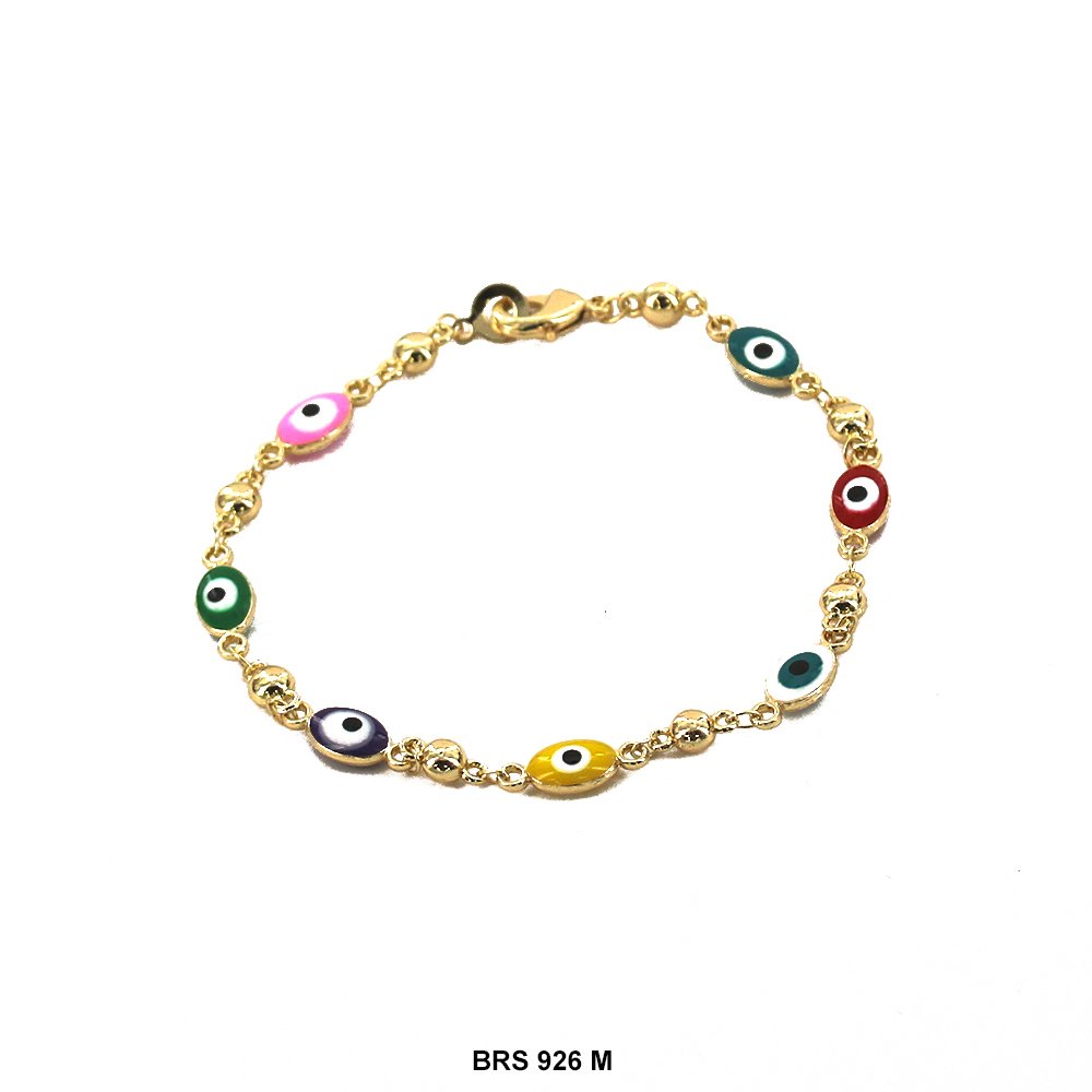 Oval Evil Eye Bracelet BRS 926 M