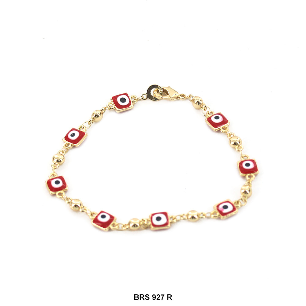 Square Evil Eye Bracelet BRS 927 R