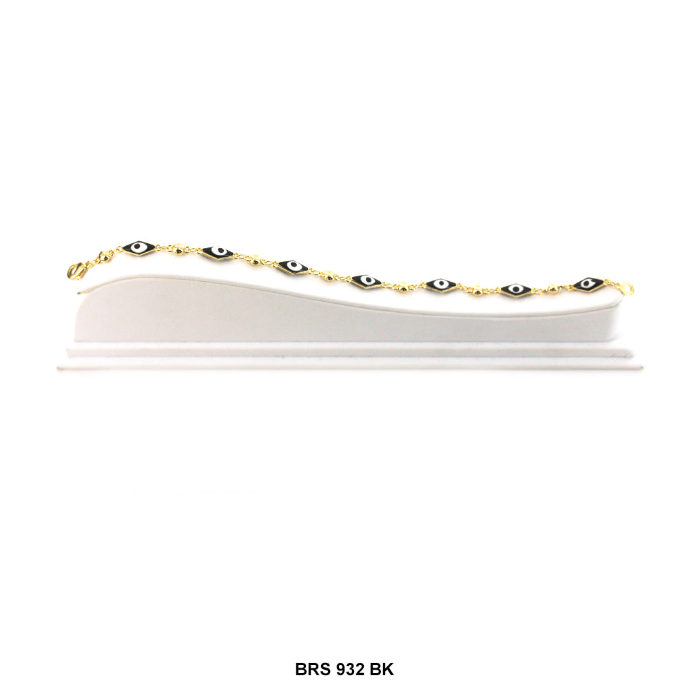 Diamond Evil Eye Bracelet BRS 932 BK