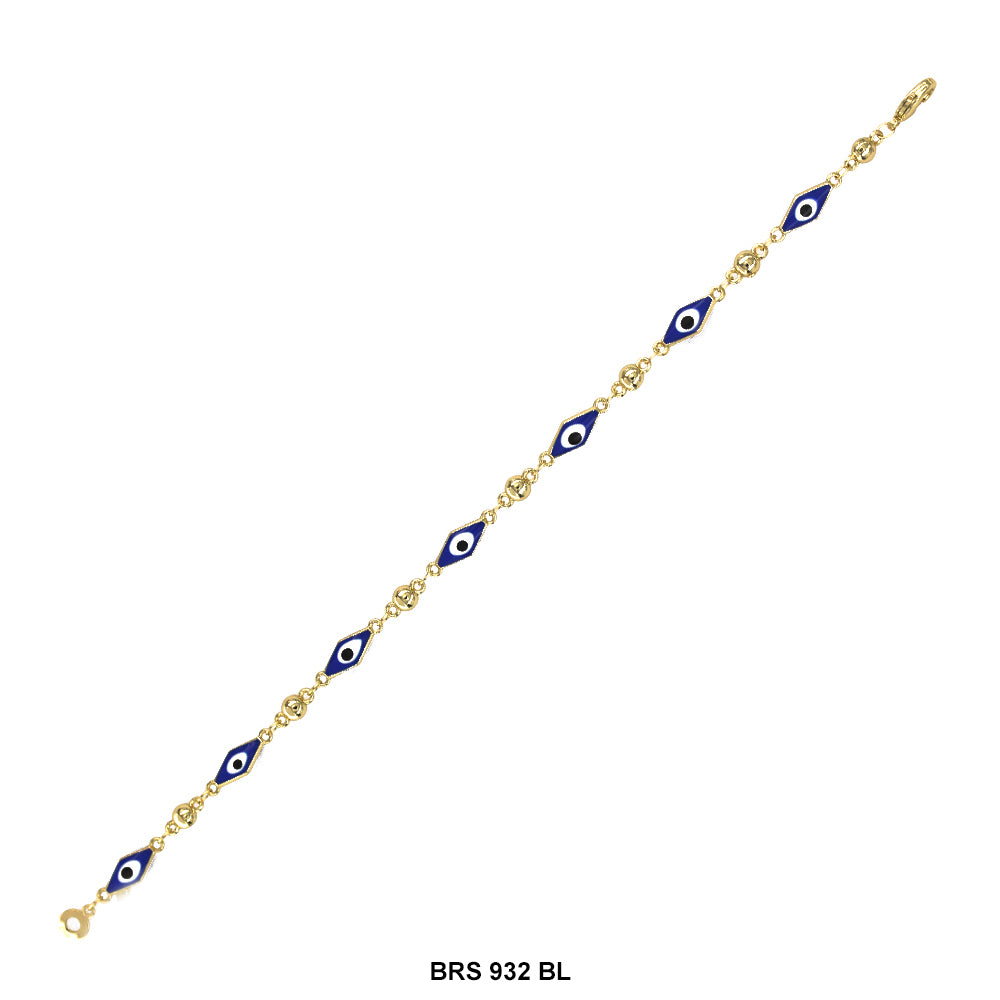 Diamond Evil Eye Bracelet BRS 932 BL