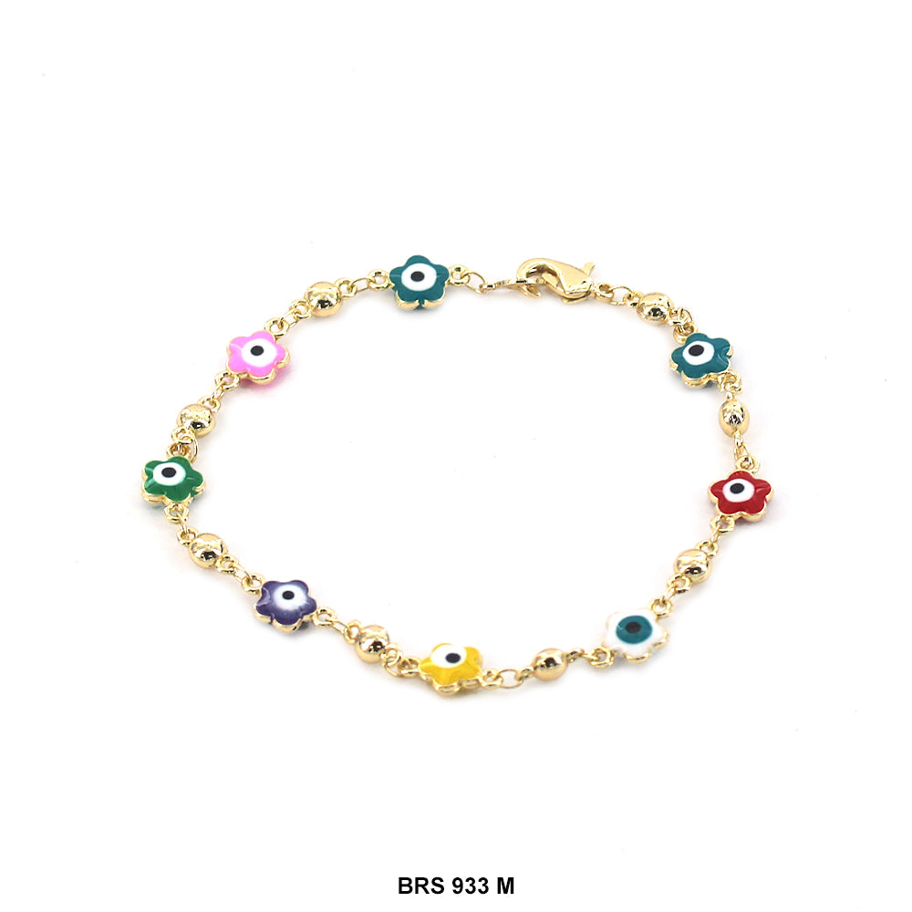 Pulsera Flor Redonda Mal de Ojo BRS 933 M